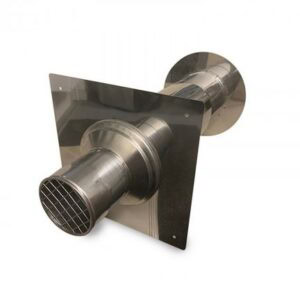 Rookkanaal dubbelwandig geveldoorvoer