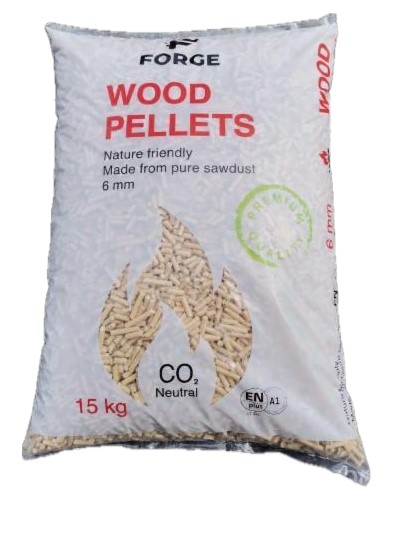 Forge Houtpellets ENplusA1 – Volle Pallet 975 kg (65x15kg)